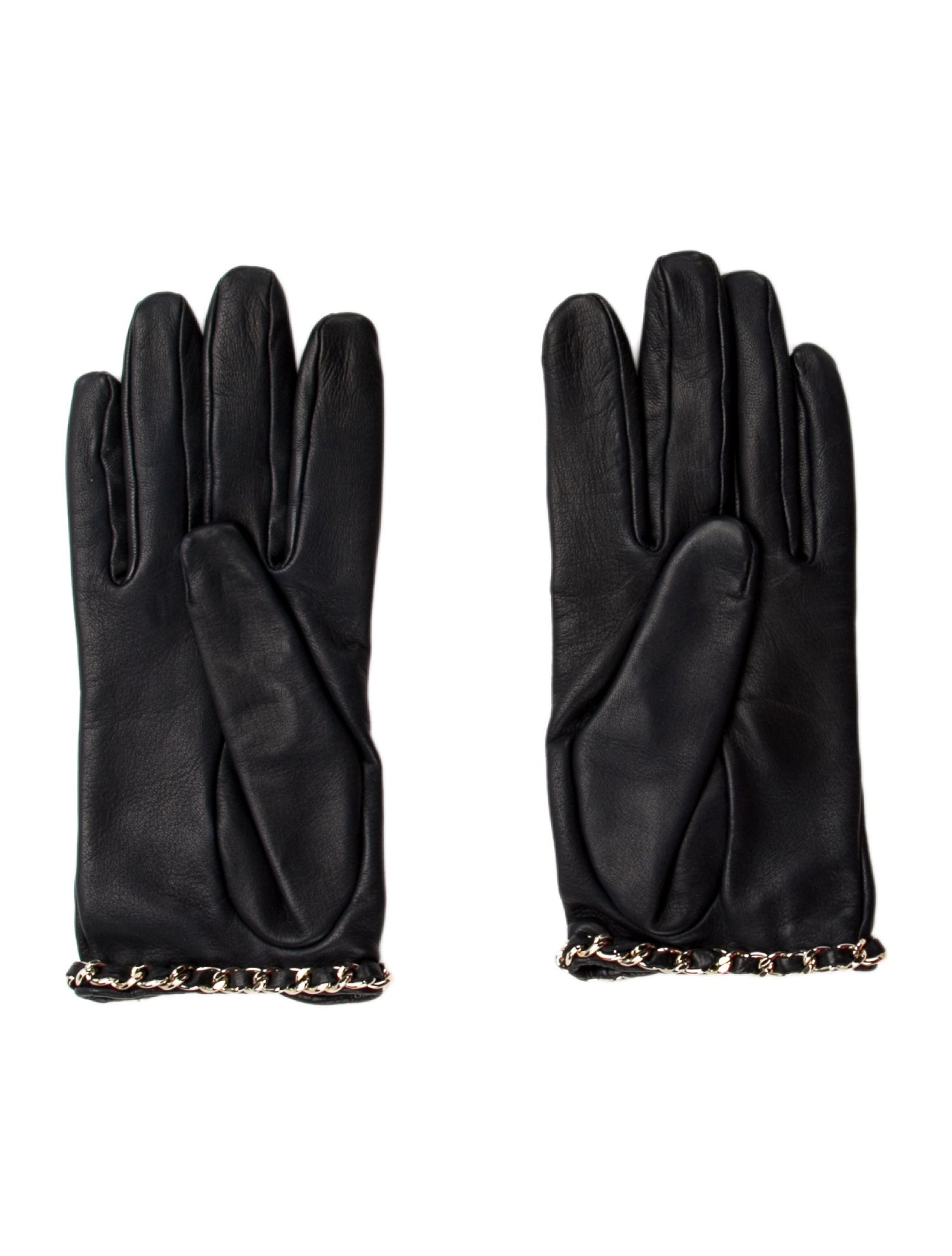 Marine Serre Moon Stretch Gloves - Black Winter Accessories