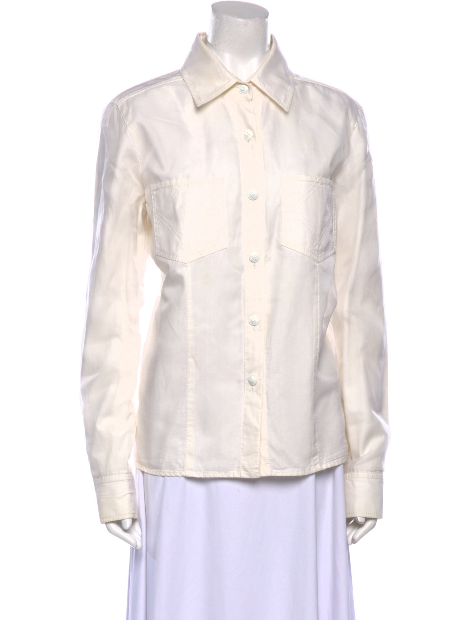Chanel Vintage 2007 Button-Up Top