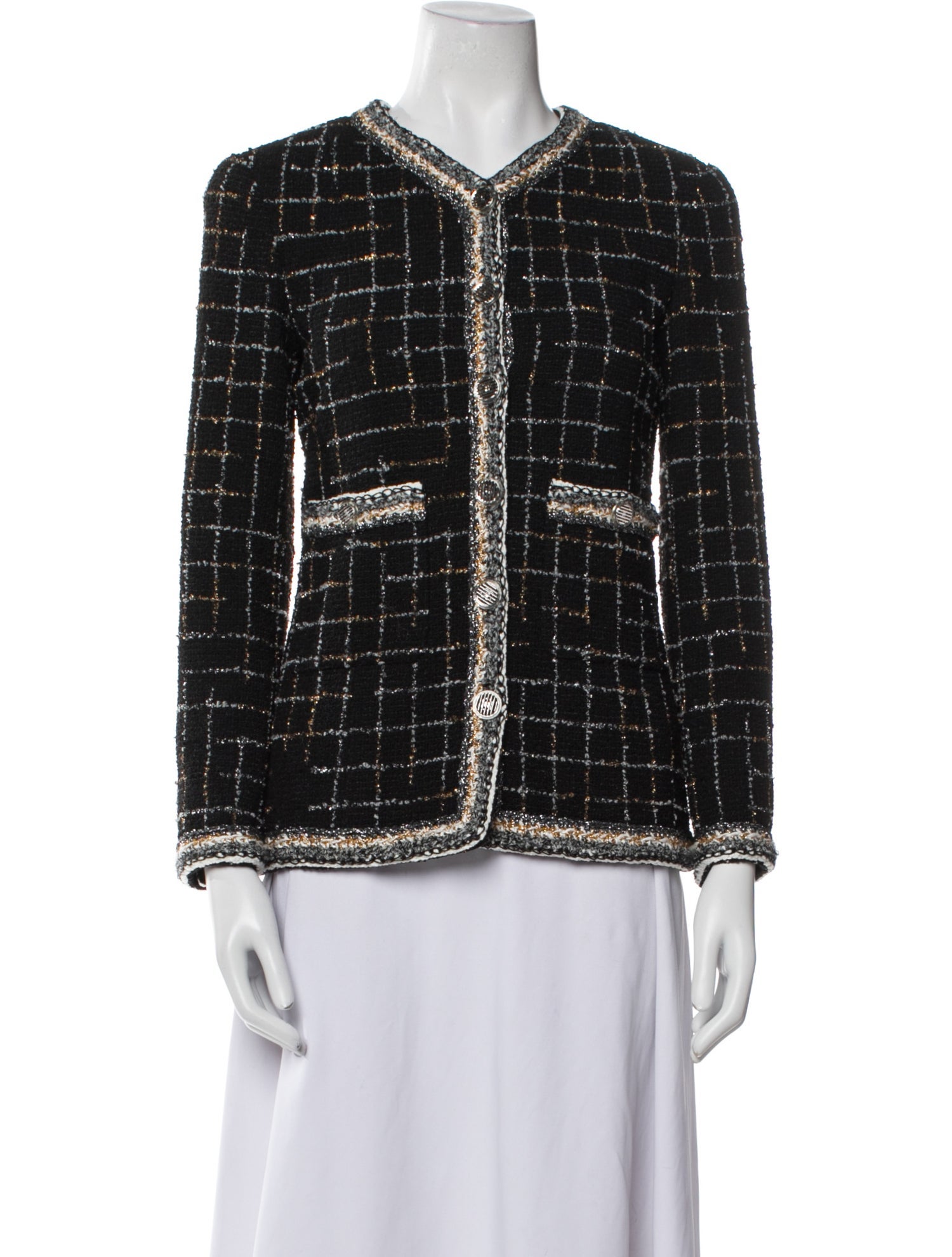 Chanel 2017 Tweed Pattern Jacket