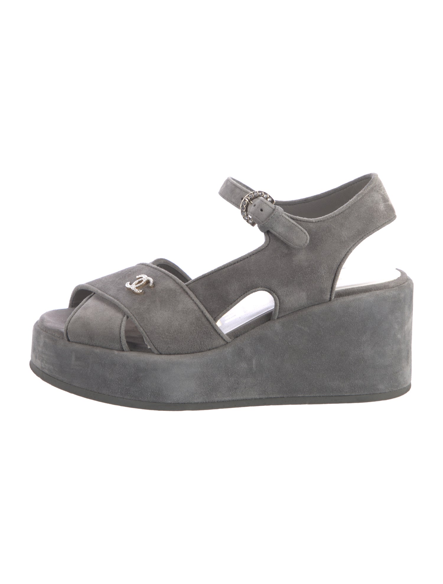 Chanel 2024 Interlocking CC Logo Sandals