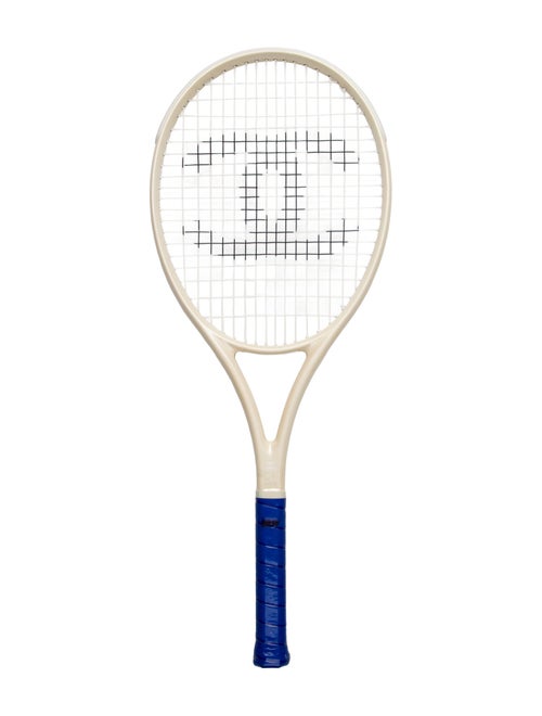 Chanel Sport CC Tennis Racket & Quilted Case Set