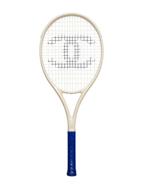 Chanel Sport CC Tennis Racket & Quilted Case Set