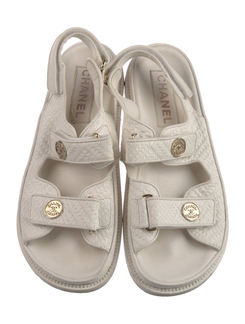 Chanel 2022 Gate No. 5 'Dad' Slingback Sandals