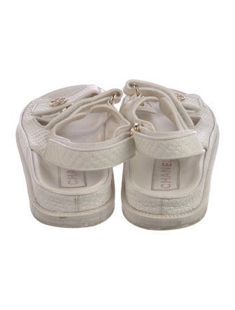 Chanel 2022 Gate No. 5 'Dad' Slingback Sandals