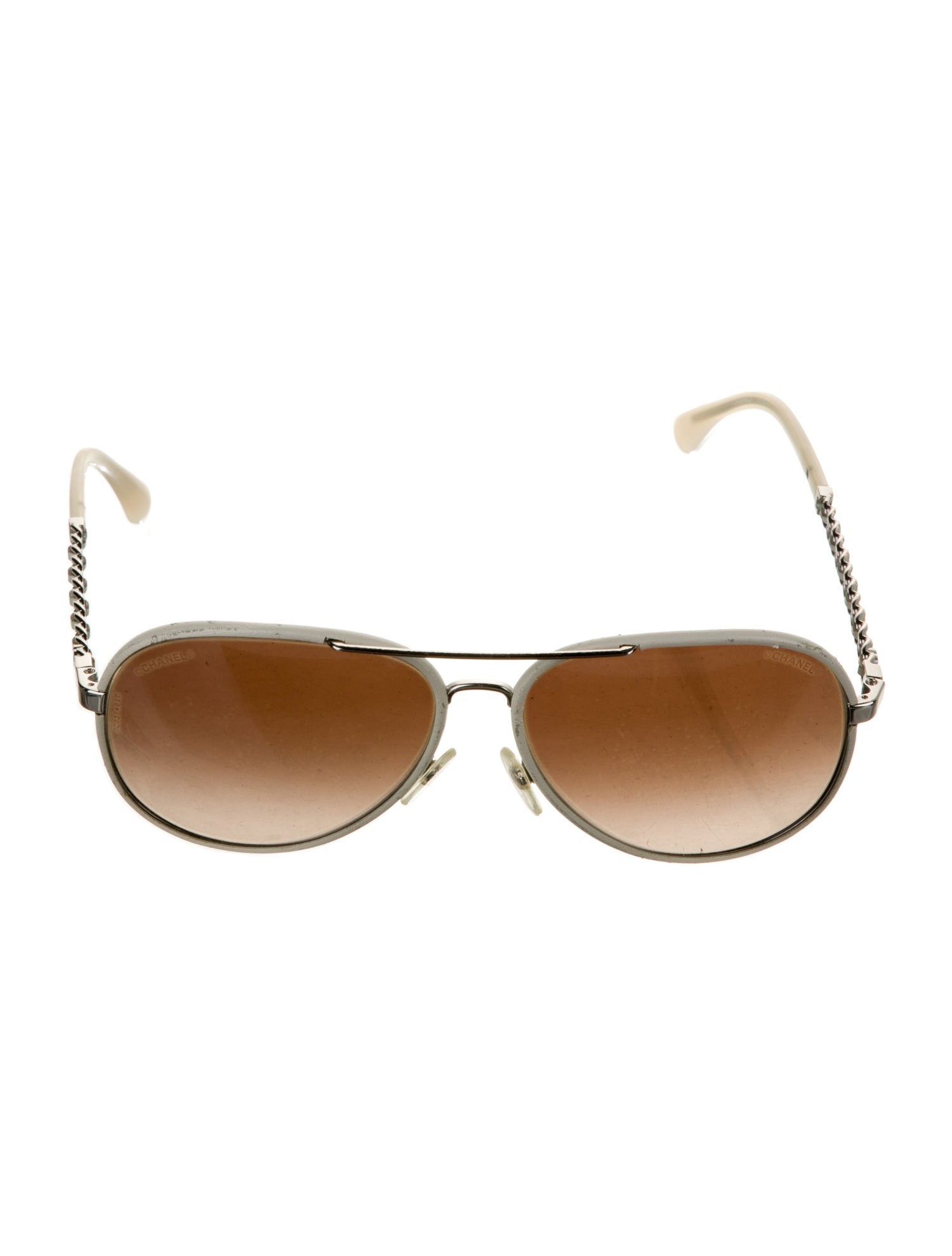 Chanel Interlocking CC Logo Aviator Sunglasses