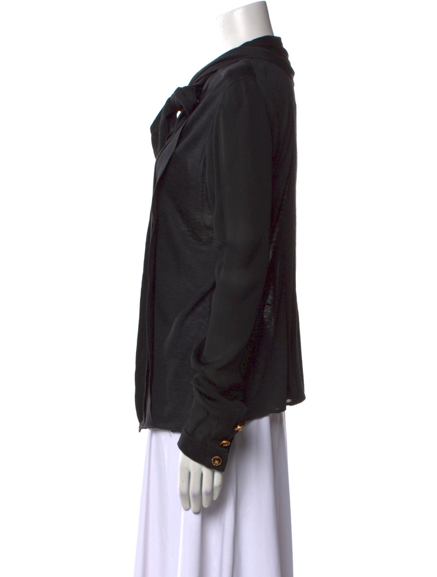 Chanel Vintage Late 1980's - Early 1990's Button-Up Top