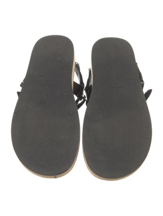 Chanel 2022 Interlocking CC Logo Slingback Sandals