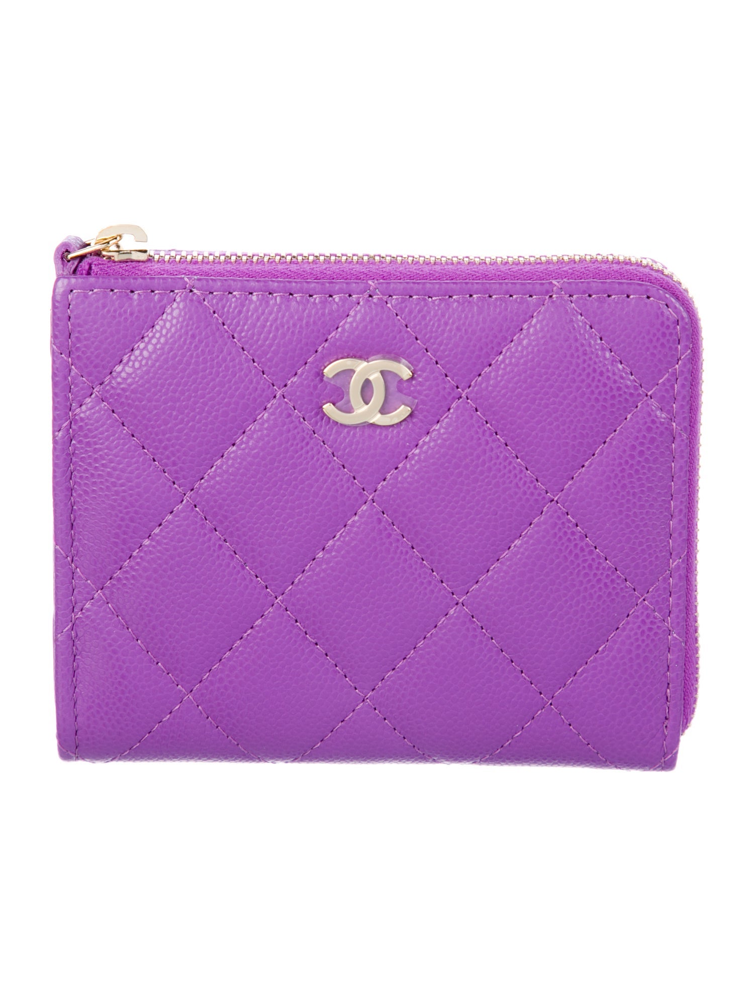 Chanel Long Zipped Boy Interlocking CC Logo Wallet
