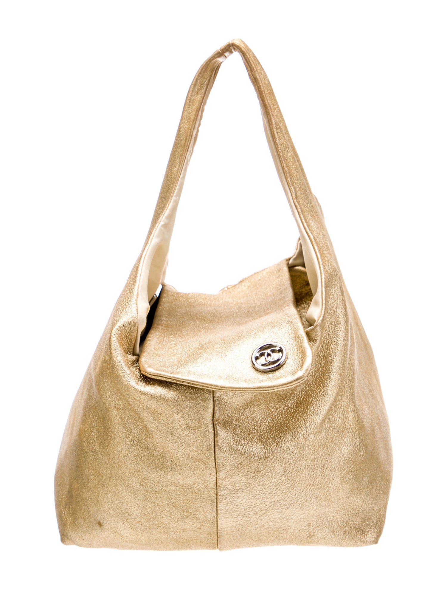 Chanel Metallic CC Hobo