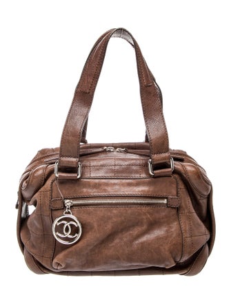 Chanel Square Quilt Essential Bowler Bag