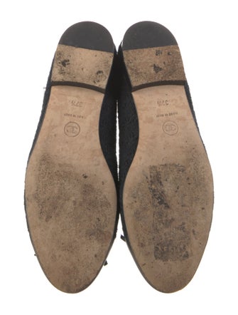 Chanel 2011 Interlocking CC Logo Ballet Flats