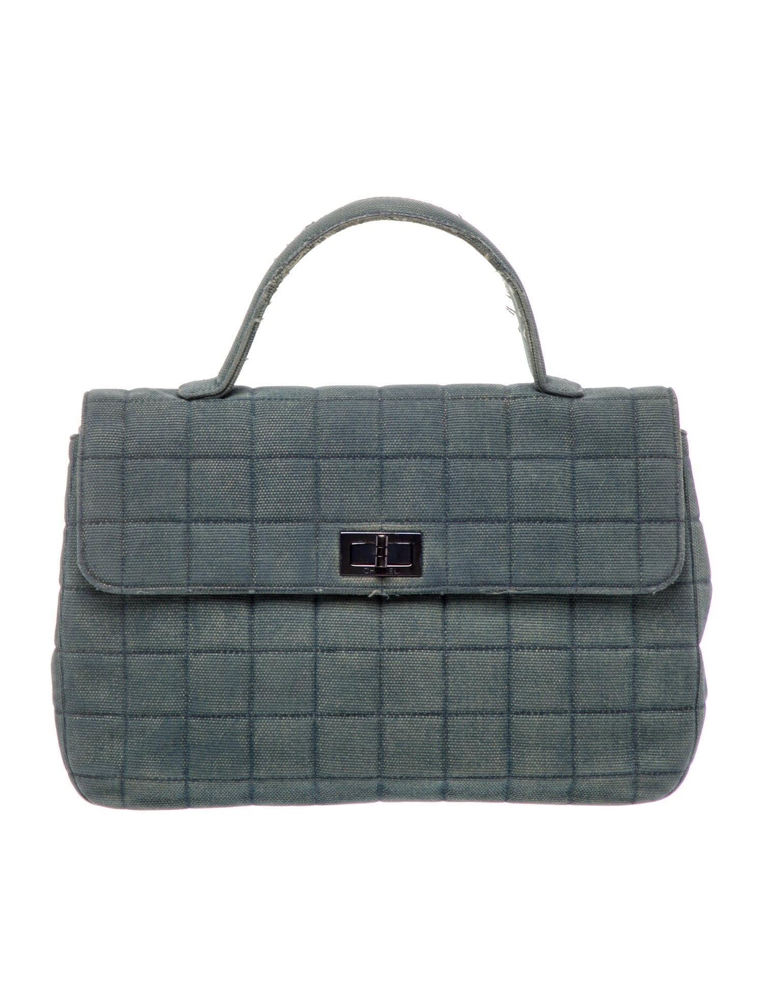 Chanel Square Quilt Mademoiselle Handle Bag