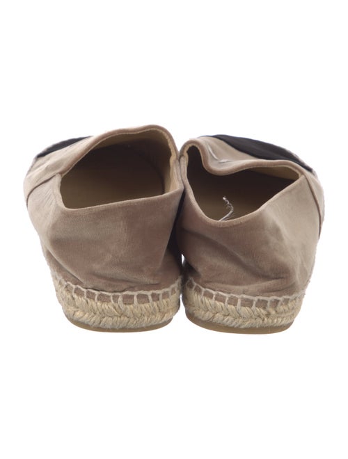 Chanel Velvet Colorblock Pattern Espadrilles