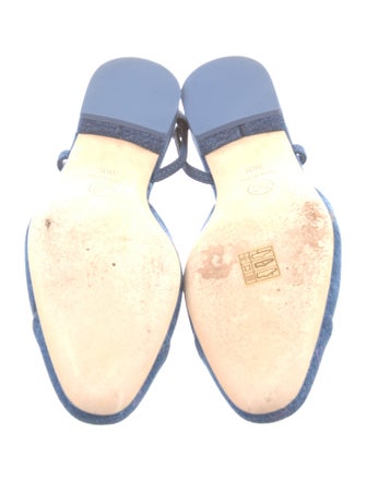 Chanel 2022 Interlocking CC Logo Slingback Flats