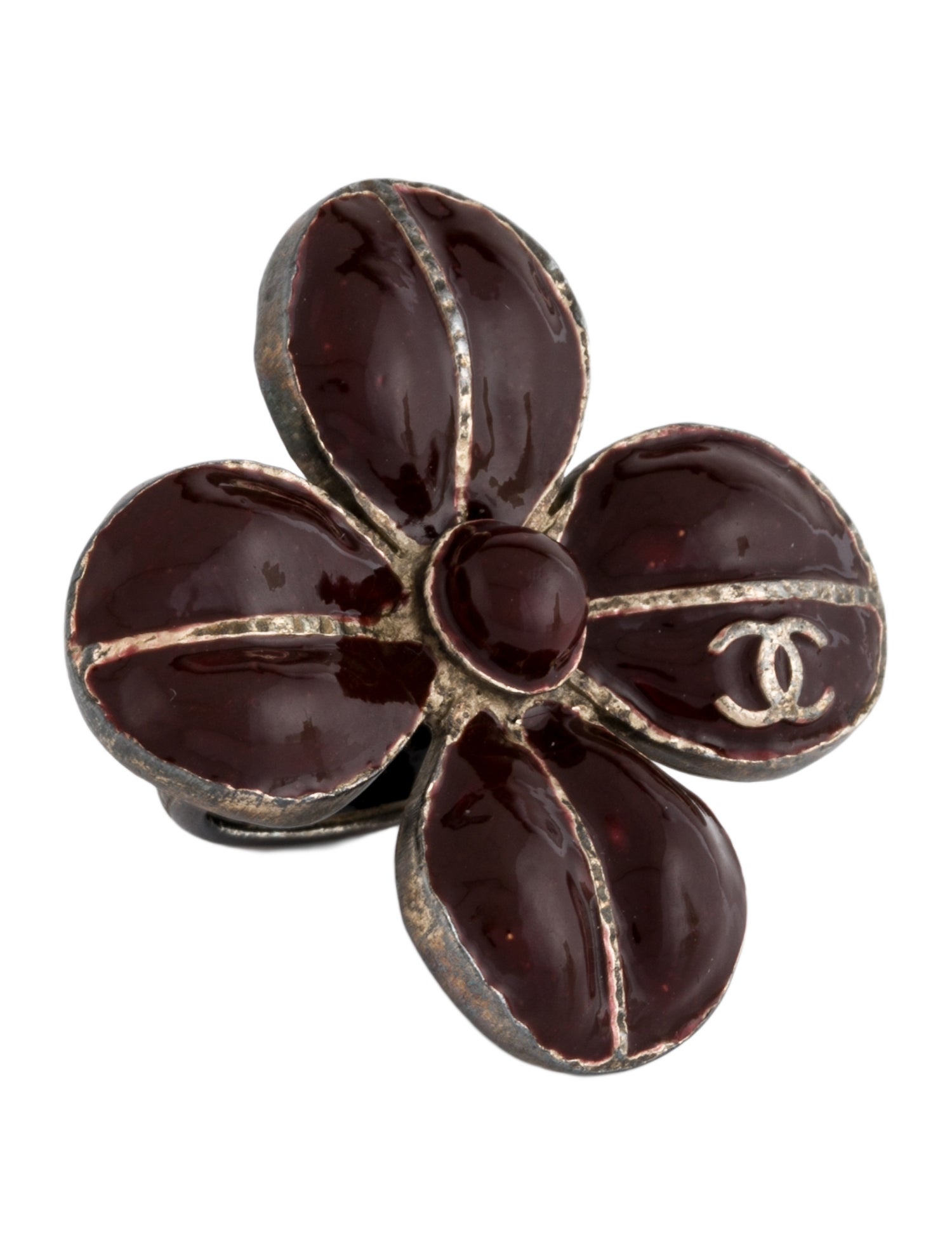 Chanel Resin CC Cocktail Ring