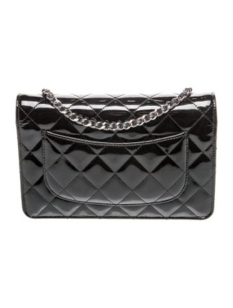 Chanel Patent Classic Wallet On Chain