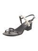 Chanel 2021 Interlocking CC Logo Slingback Sandals