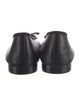Chanel Interlocking CC Logo Leather Ballet Flats