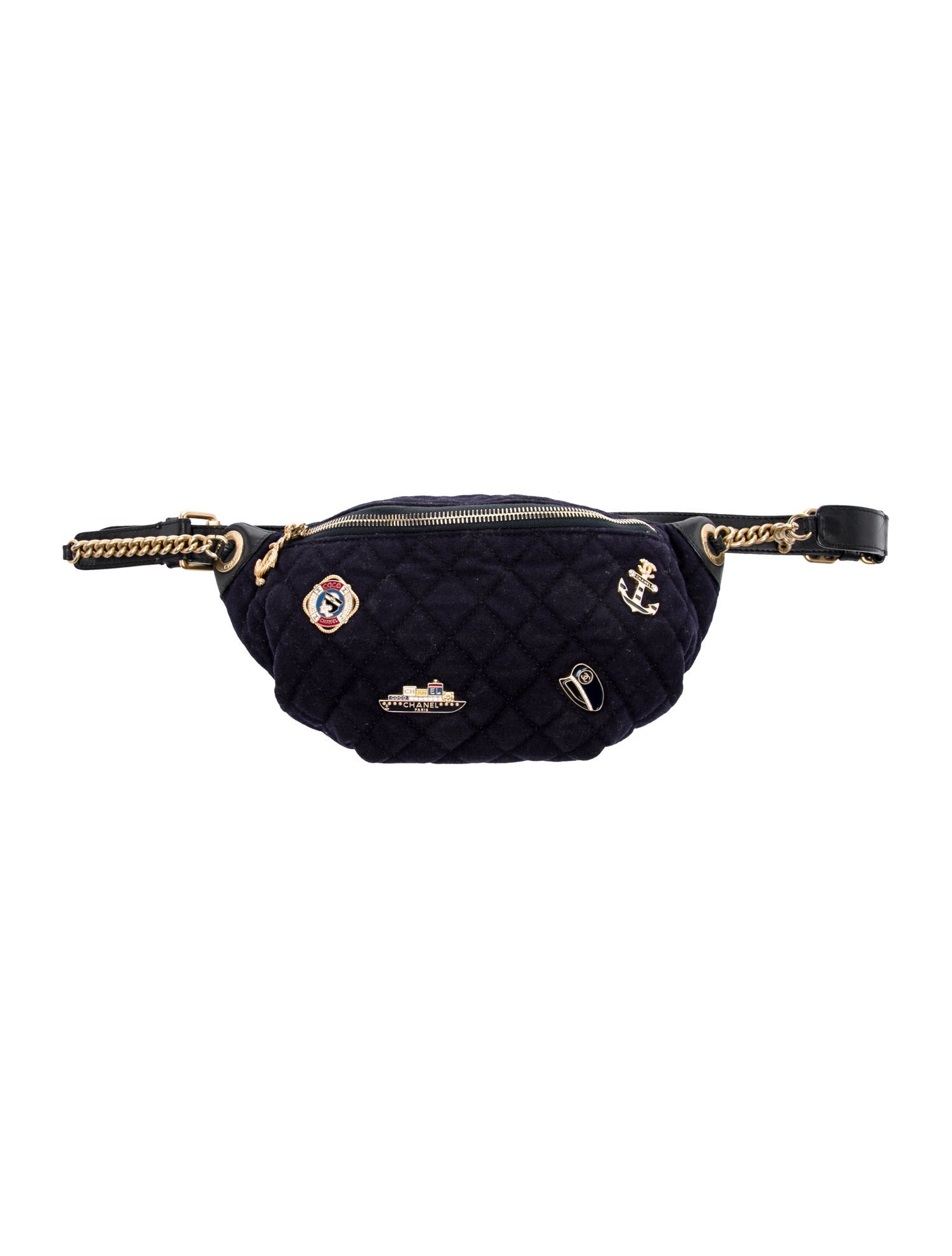 Chanel Paris-Hamburg Charming Navy Waist Bag