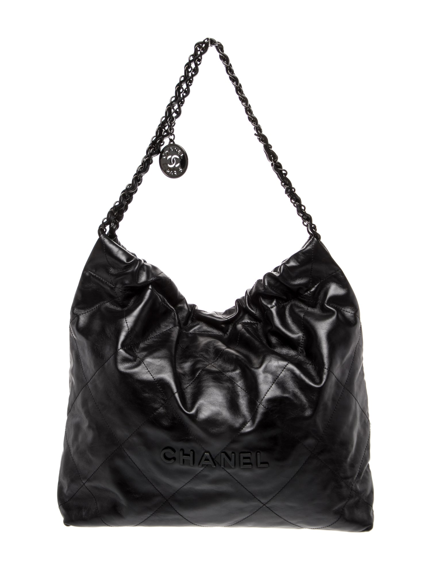 Chanel So Black 22 Hobo