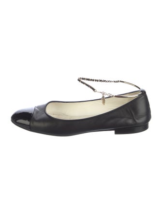 Chanel 2023 Interlocking CC Logo Ballet Flats