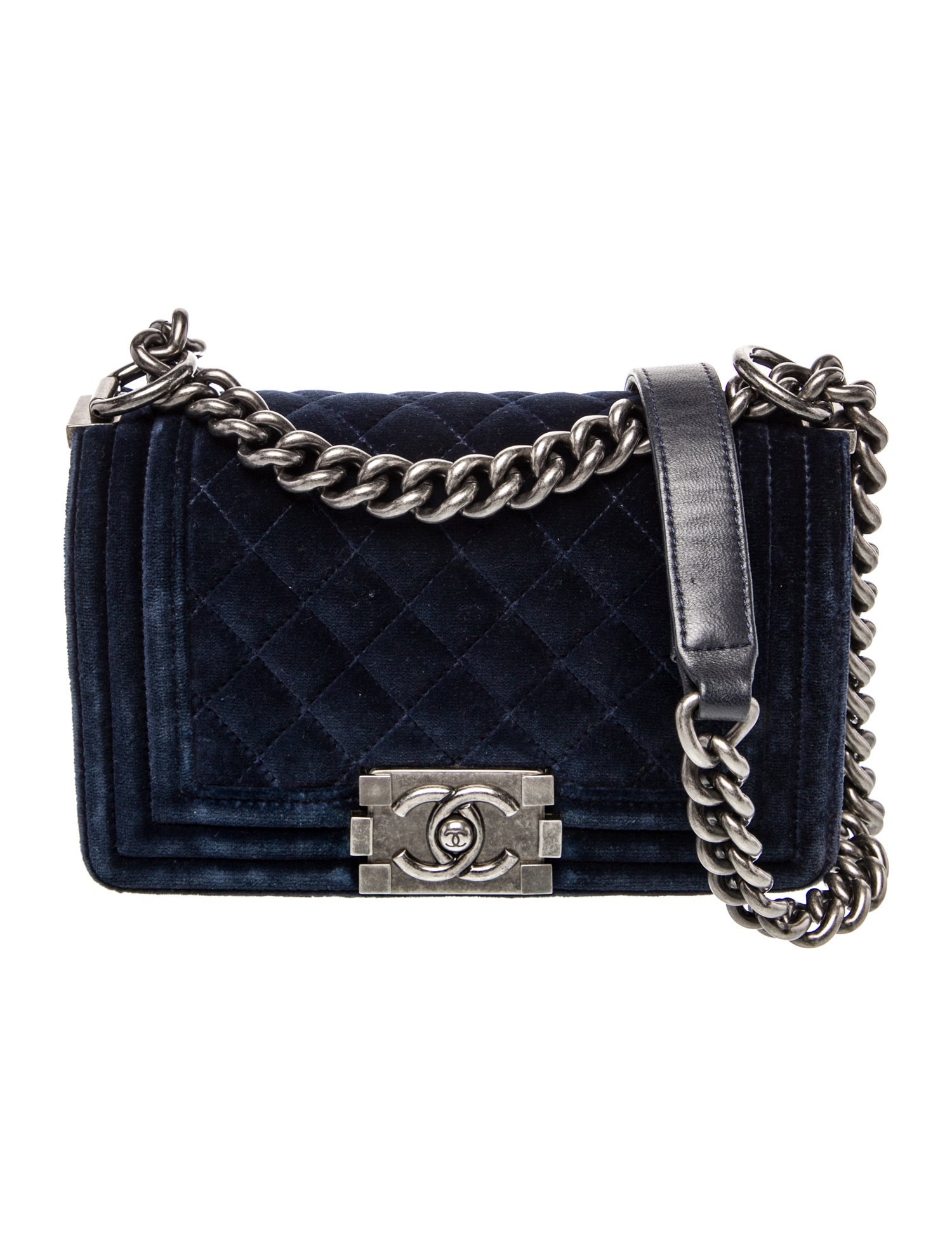 Chanel Small Velvet Boy Bag