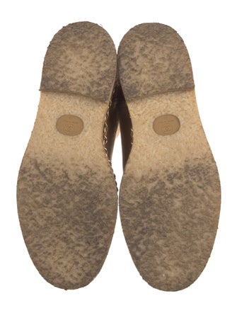 Chanel Interlocking CC Logo Suede Boots