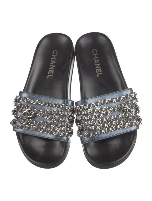 Chanel 2017 Interlocking CC Logo Slides