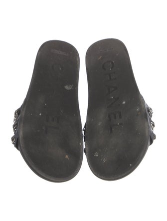 Chanel 2017 Interlocking CC Logo Slides