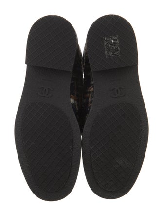 Chanel 2015 Interlocking CC Logo Combat Boots