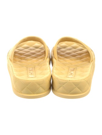 Chanel 2021 Interlocking CC Logo Slides