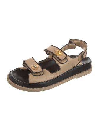 Chanel 2023 Paris-Dakar Gate No.5 'Dad' Slingback Sandals