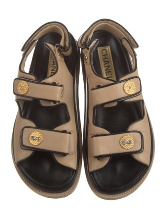 Chanel 2023 Paris-Dakar Gate No.5 'Dad' Slingback Sandals