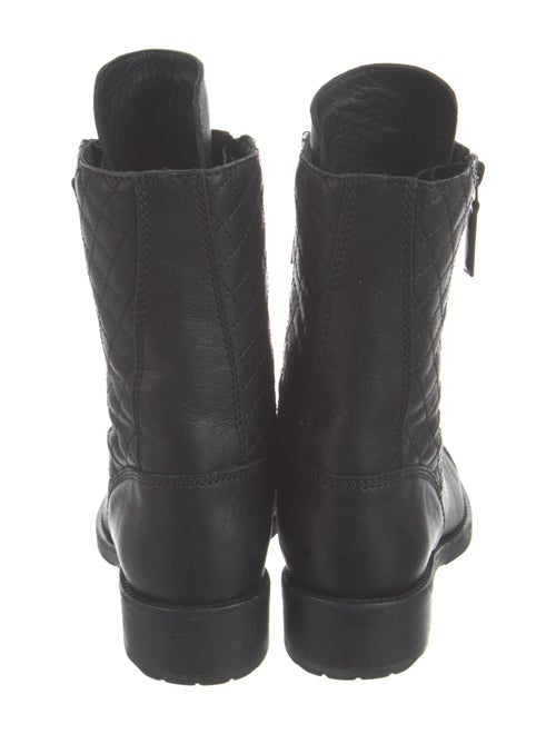 Chanel 2015 Interlocking CC Logo Combat Boots