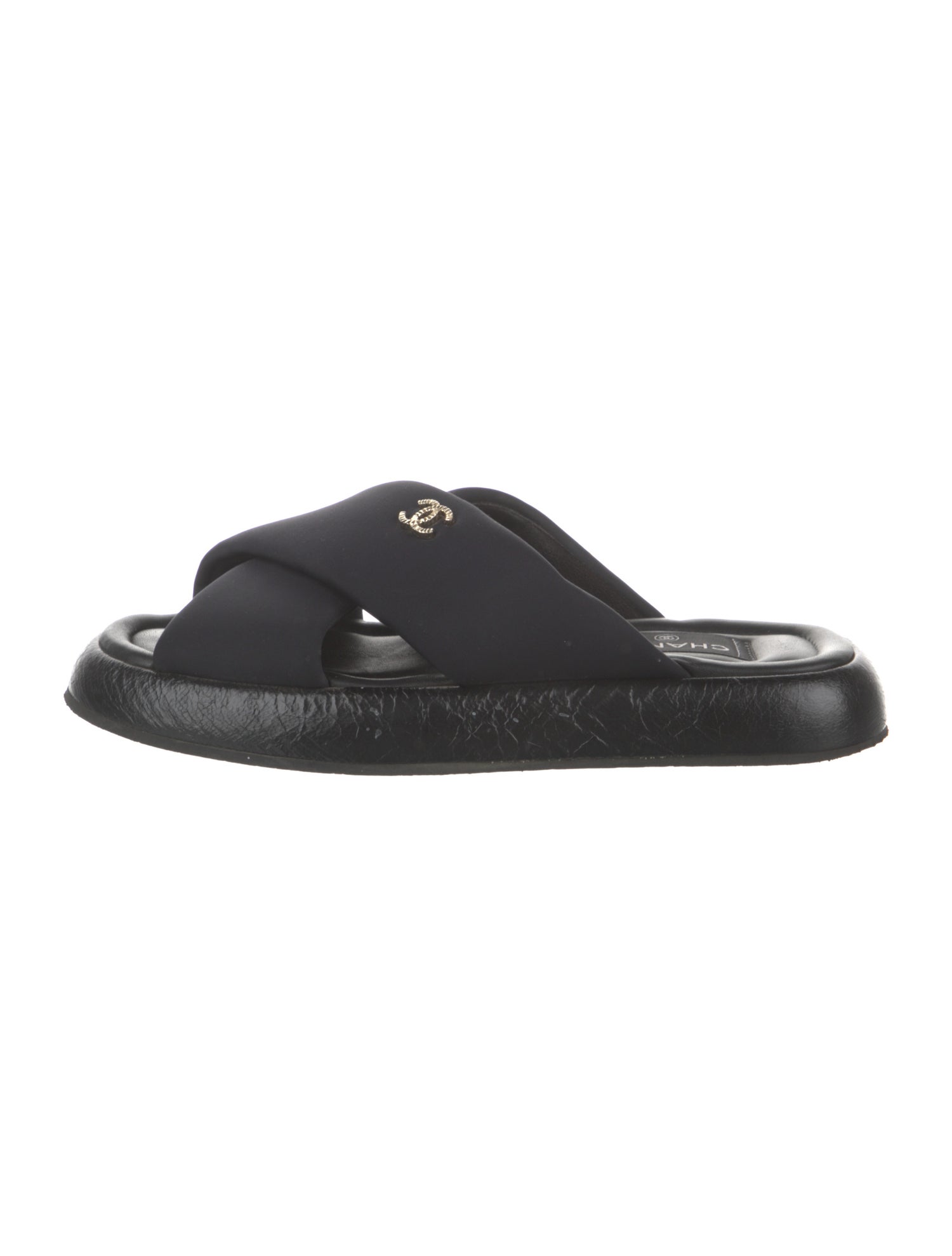 Chanel 2023 Interlocking CC Logo Slides