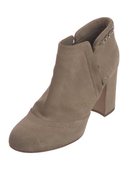 Chanel 2014 Interlocking CC Logo Boots