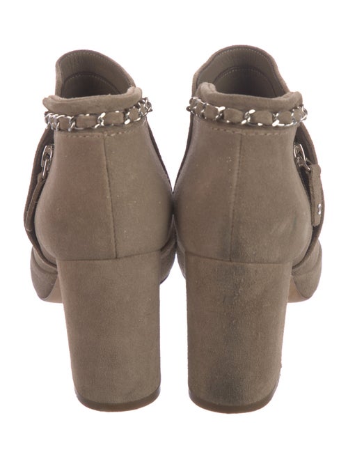 Chanel 2014 Interlocking CC Logo Boots