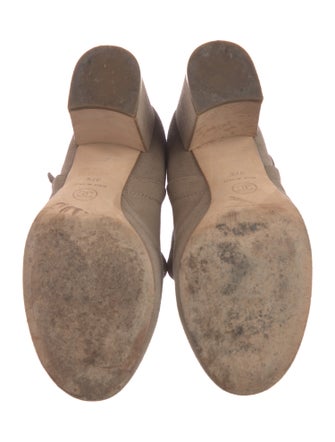 Chanel 2014 Interlocking CC Logo Boots