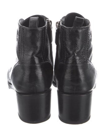 Chanel 2019 Interlocking CC Logo Combat Boots