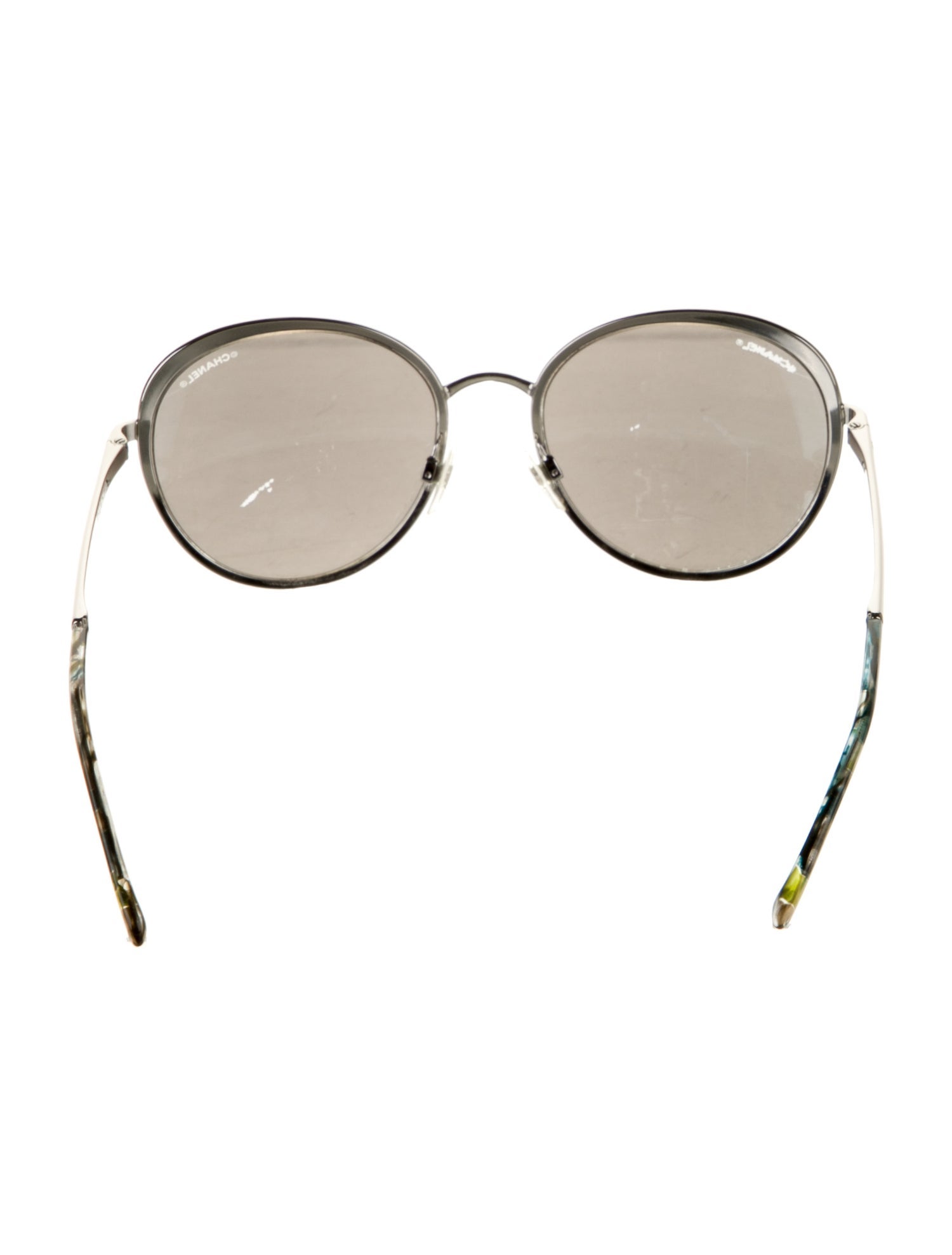 Chanel Interlocking CC Logo Round Sunglasses