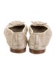 Chanel Interlocking CC Logo Suede Ballet Flats