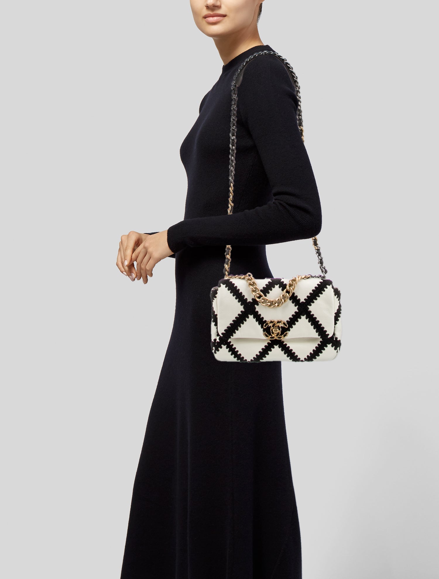 Chanel Crochet Medium 19 Flap Bag