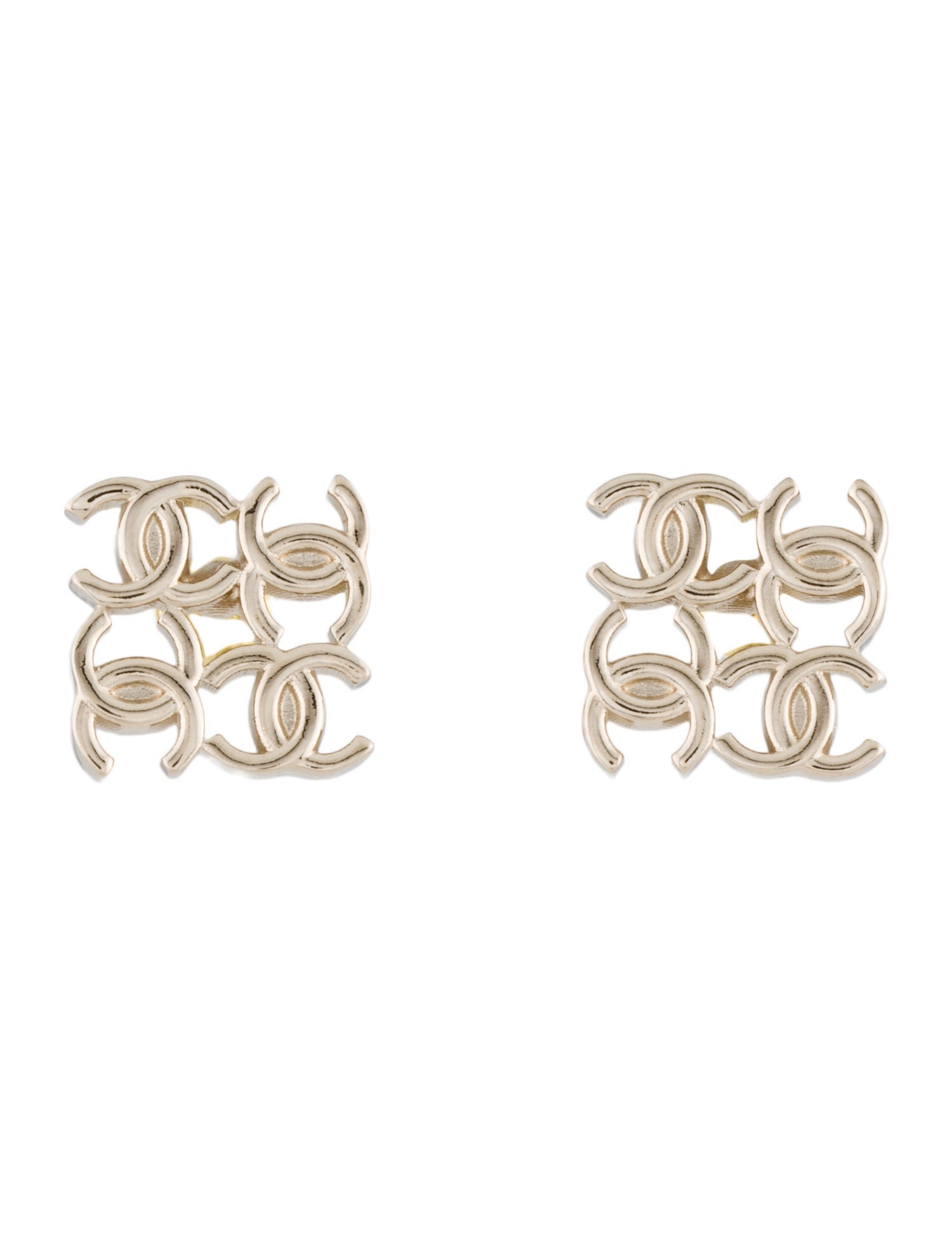 Chanel 2024 CC Stud Earrings
