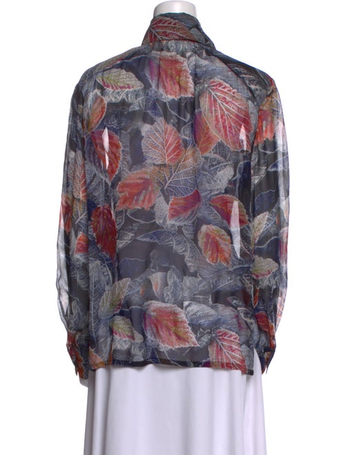 Chanel 2018 Silk Button-Up Top