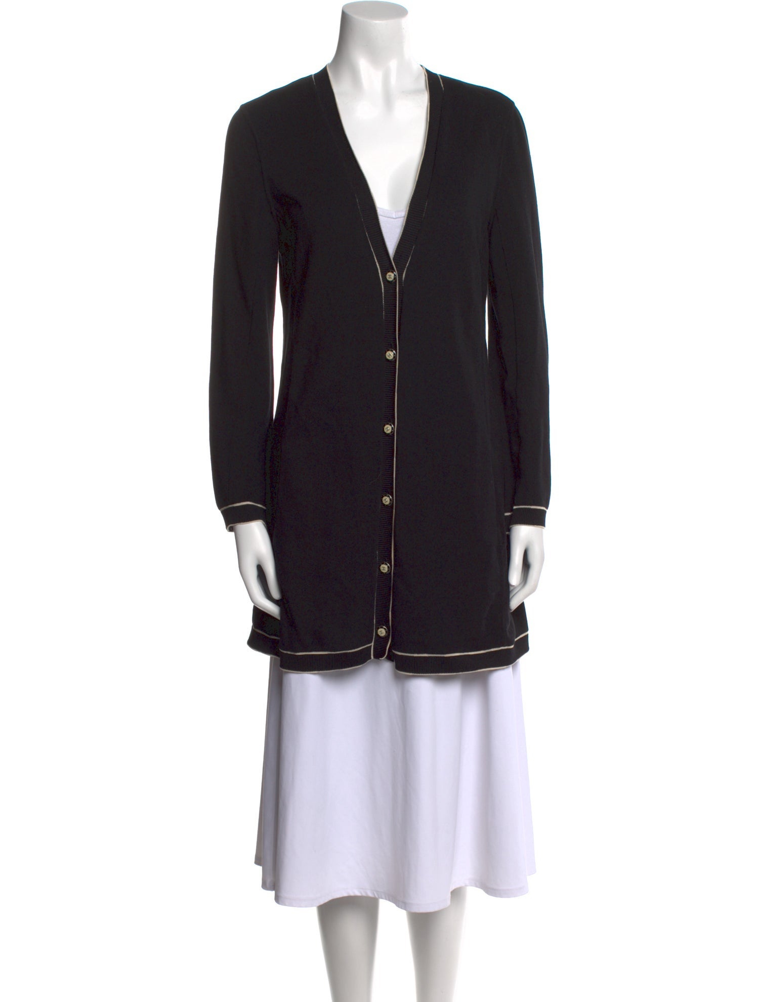 Chanel 2014 V-Neck Sweater