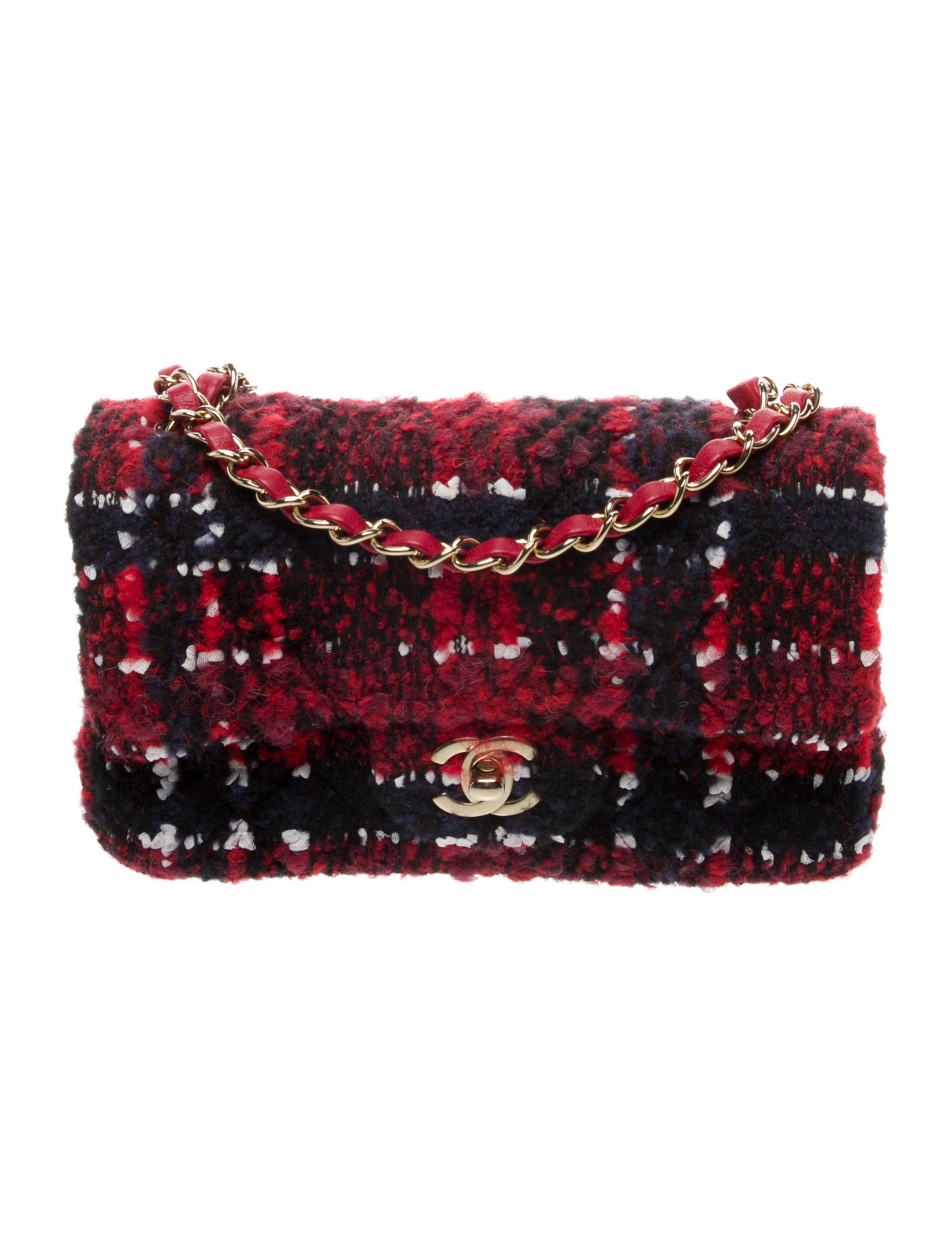 Chanel Classic Tweed Rectangular Mini Flap Bag