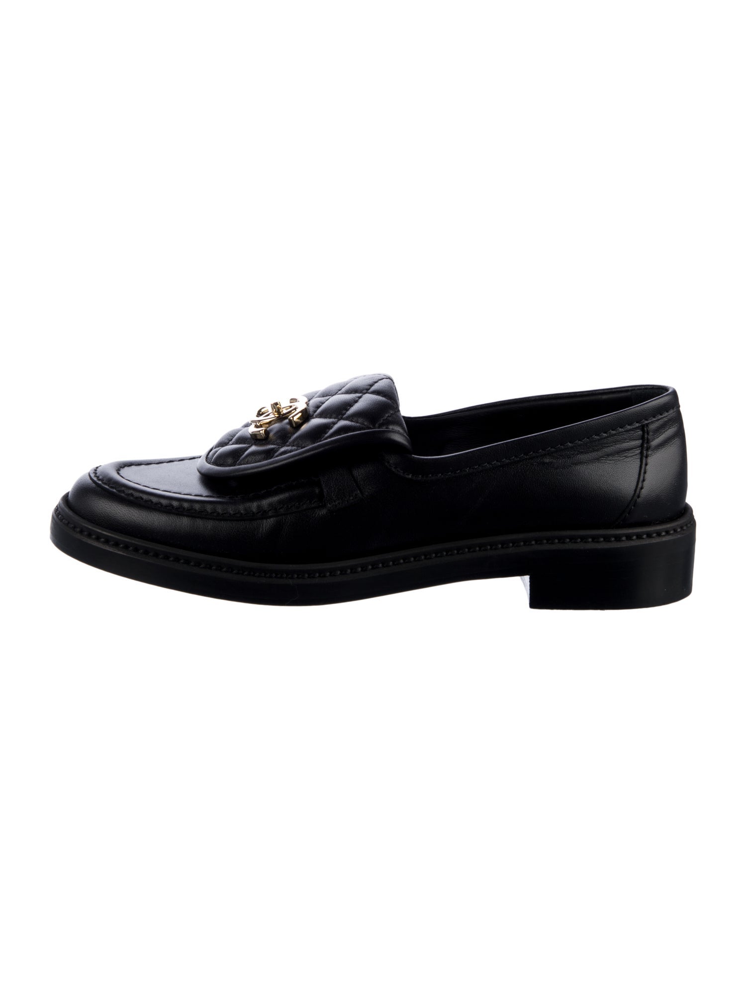Chanel 2020 Interlocking CC Logo Loafers