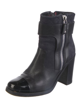 Chanel 2016 Interlocking CC Logo Boots