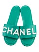 Chanel 2023 Leather Slides