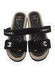 Chanel Interlocking CC Logo Jute Espadrilles